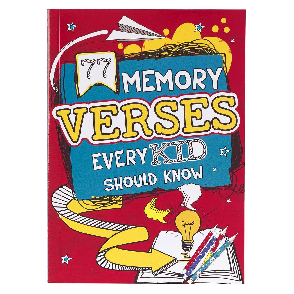 Kid Book 77 Memory Verses Every Softcover - Ella Jane Lifestyle Boutique