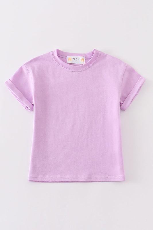Camiseta básica premium lila