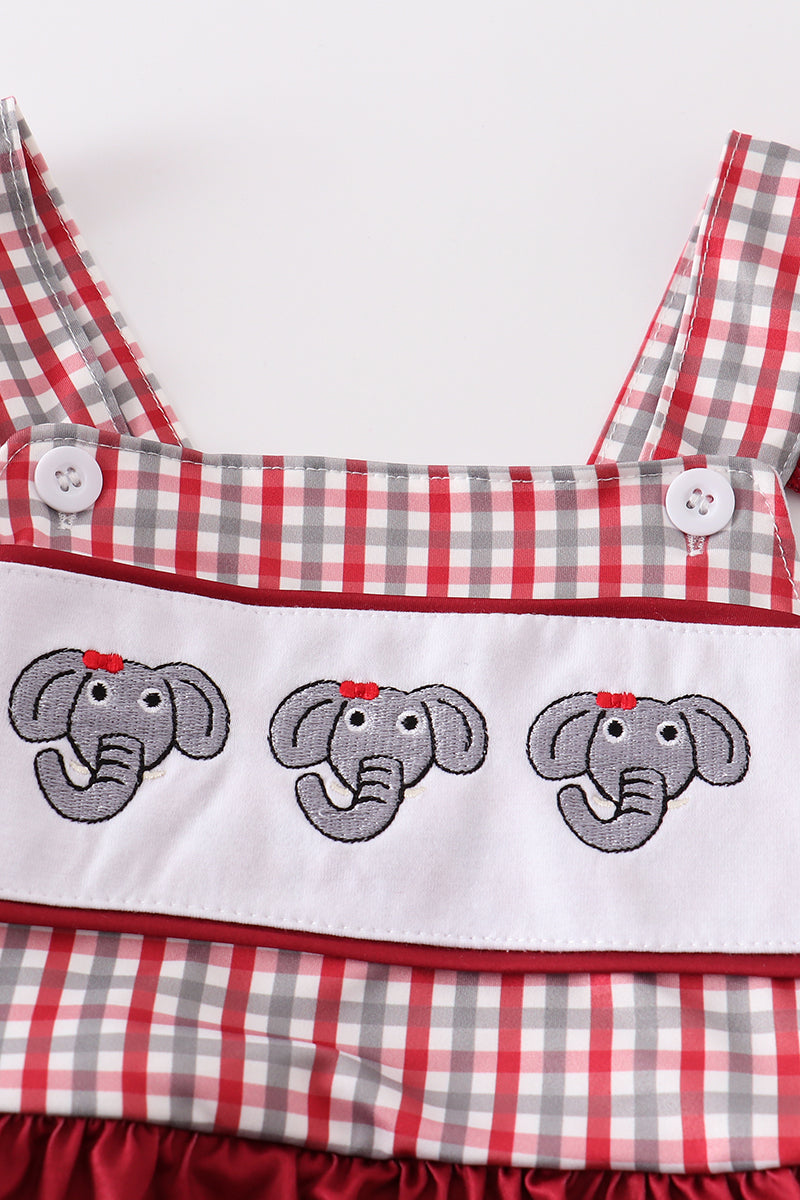 Alabama elephant embroidery girl one-piece swimsuit - Ella Jane Lifestyle Boutique