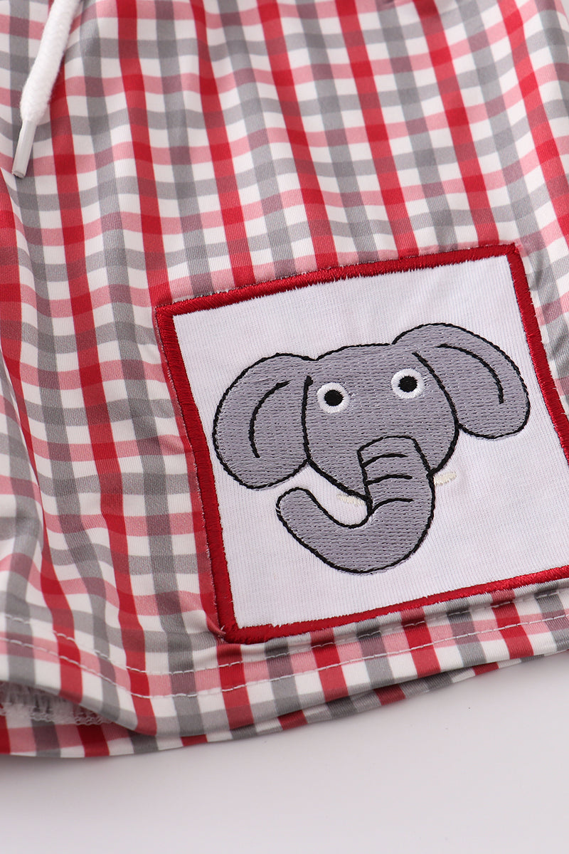 Bañador para niño con bordado de elefante de Alabama