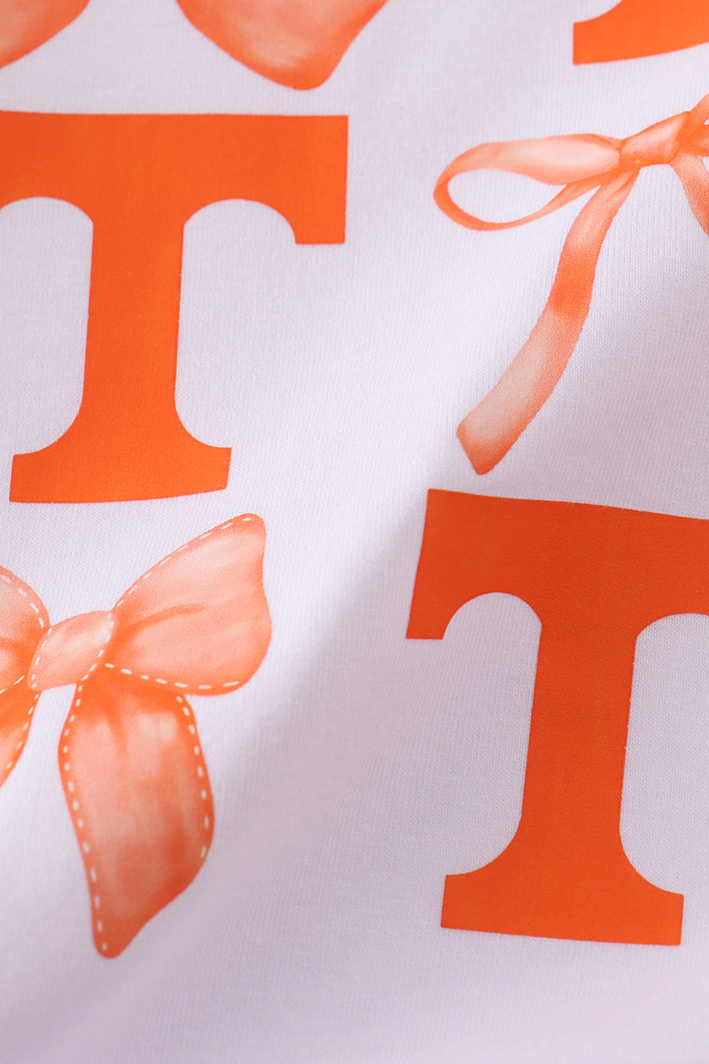 Tennessee bow print girl top - Ella Jane Lifestyle Boutique