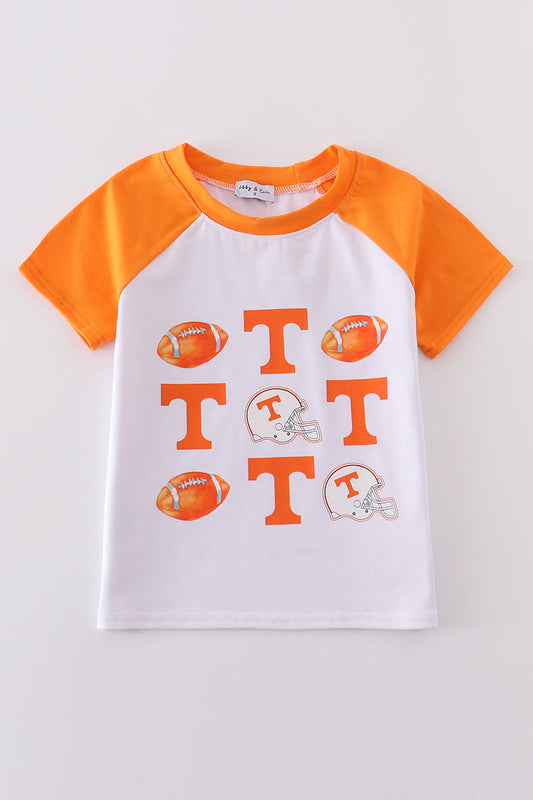 Tennessee football print boy top - Ella Jane Lifestyle Boutique
