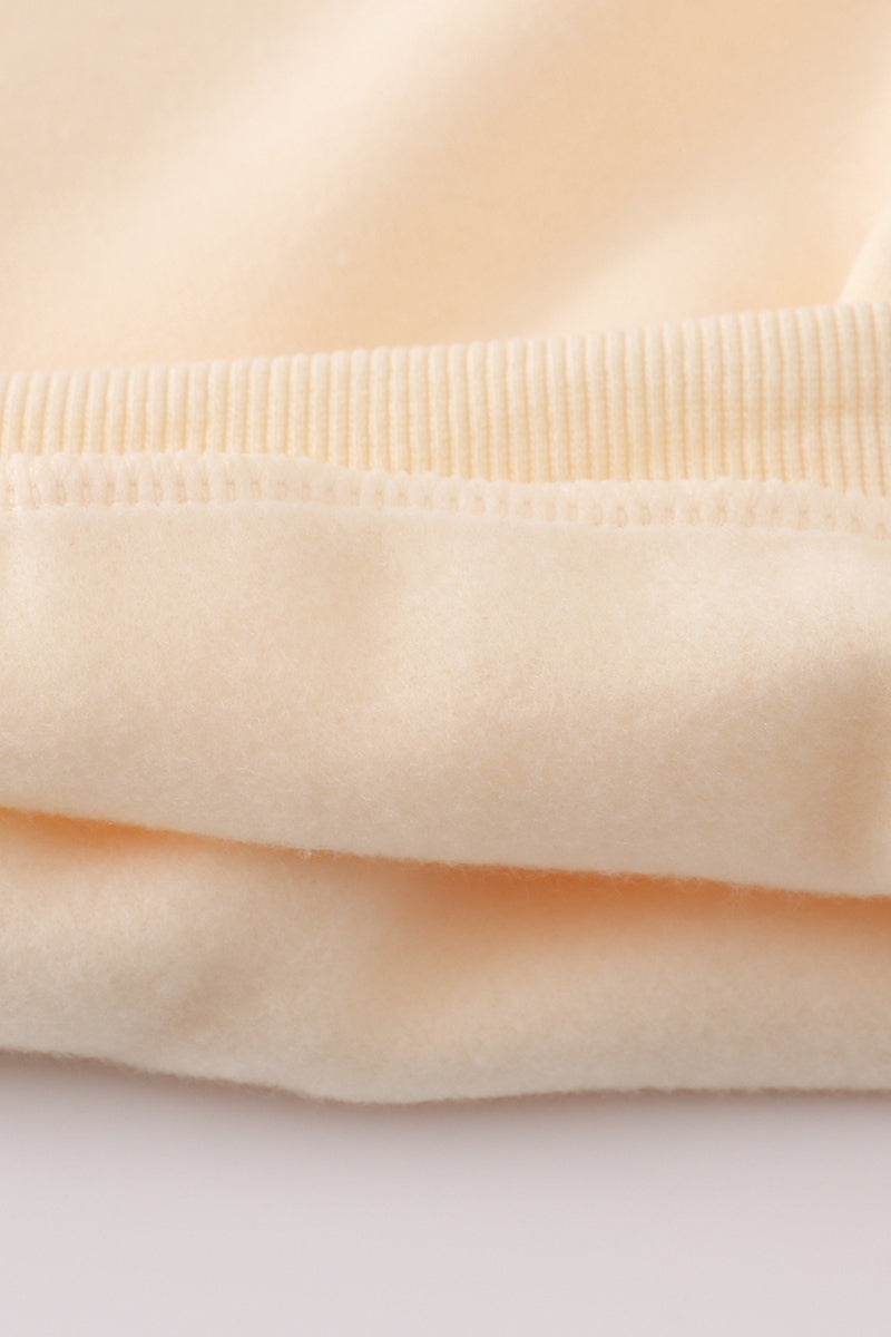 Cream god is good embroidery mom&me fleece sweatshirt - Ella Jane Lifestyle Boutique