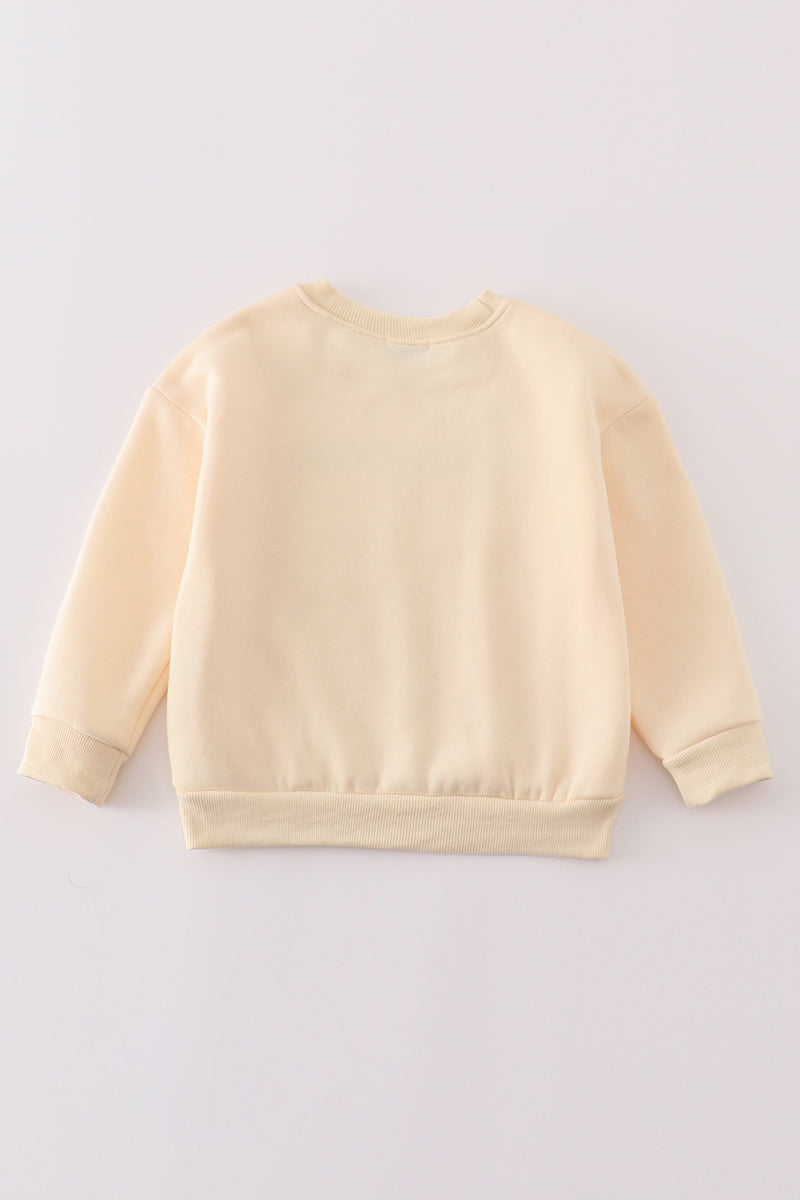 Cream god is good embroidery mom&me fleece sweatshirt - Ella Jane Lifestyle Boutique
