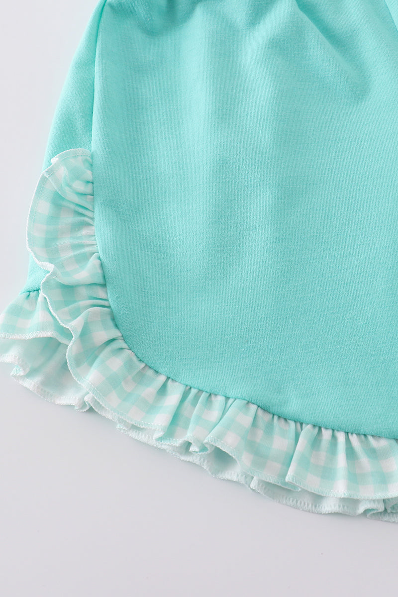 Ocean bloom print ruffle set - Ella Jane Lifestyle Boutique