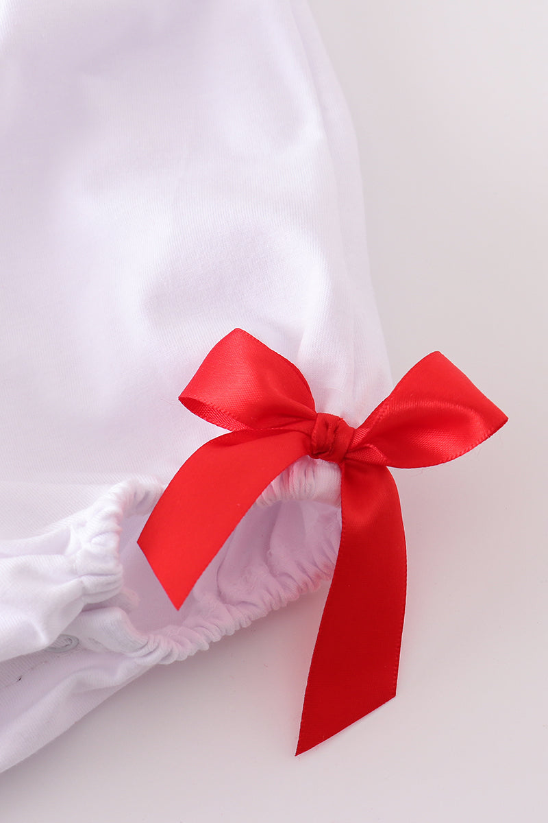 Flag embroidery bow bubble