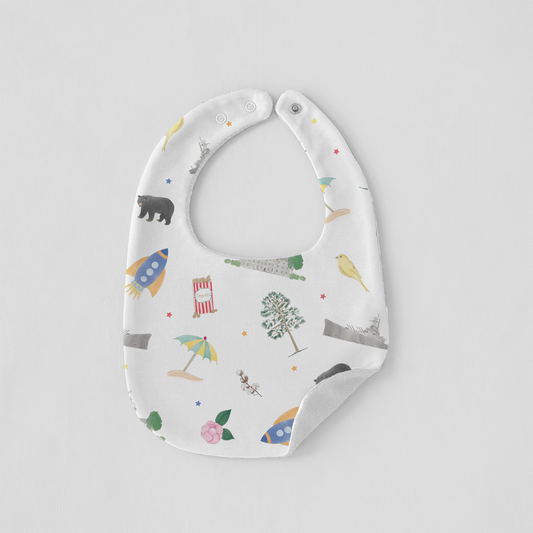 Alabama Kids Organic Cotton Baby Bib