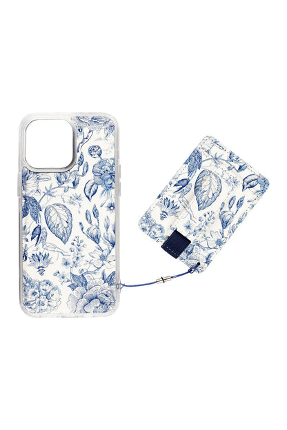 Estuche y billetera magnéticos Blue Willow 