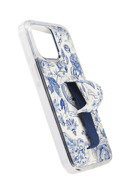 Funda para teléfono tipo billetera Blue Willow