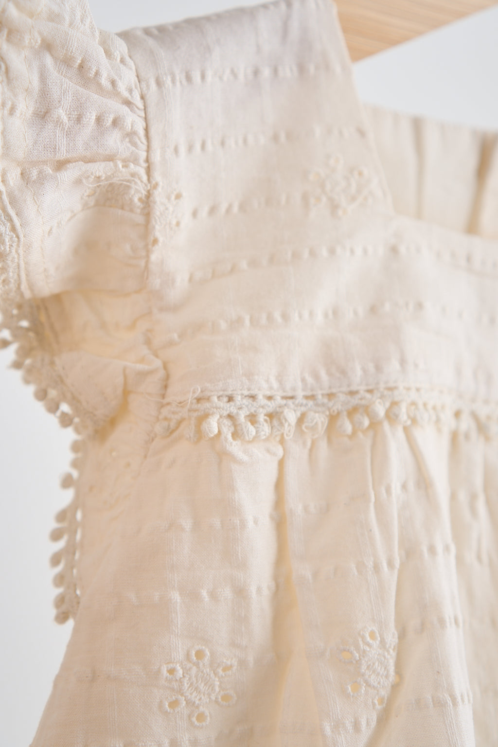 White lace flutter sleeve girl dress - Ella Jane Lifestyle Boutique