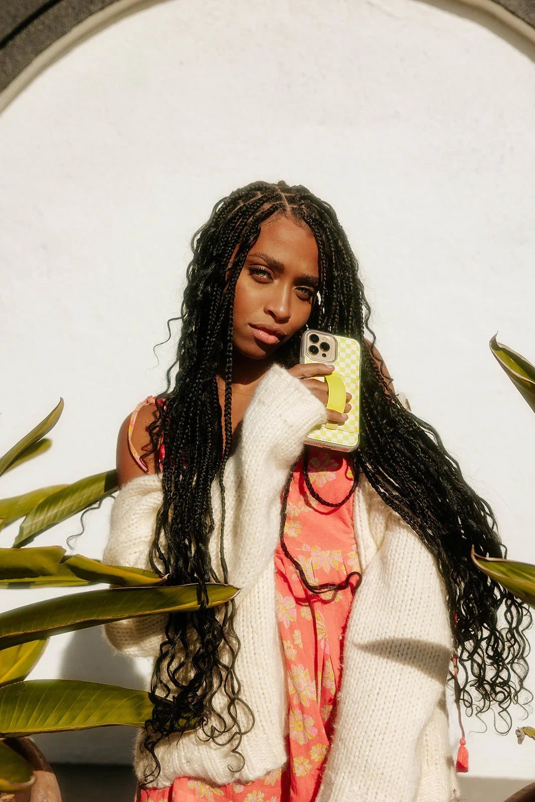 Funda para teléfono tipo billetera Lime Light