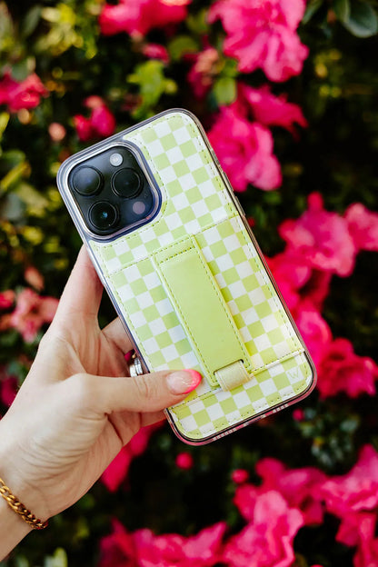Funda para teléfono tipo billetera Lime Light