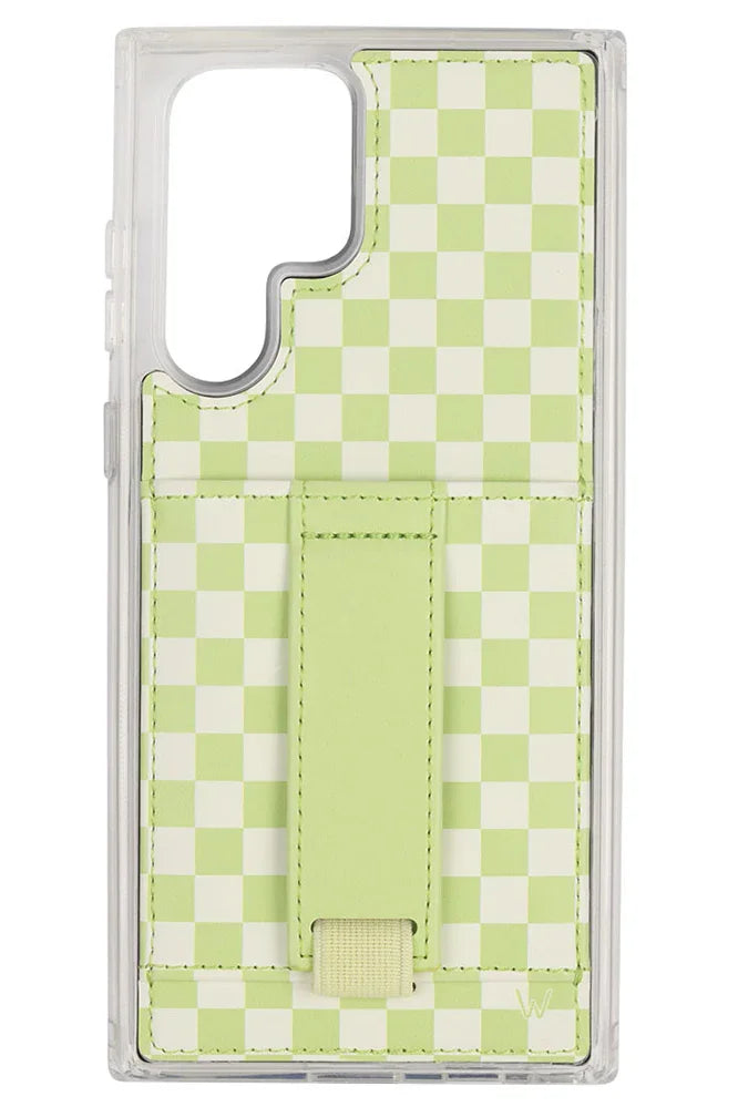 Funda para teléfono tipo billetera Lime Light