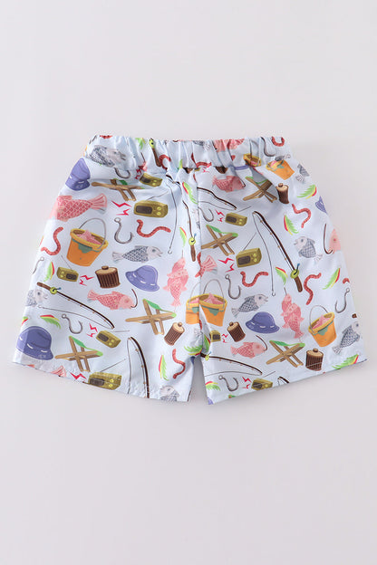 Fishing boy trunk shorts