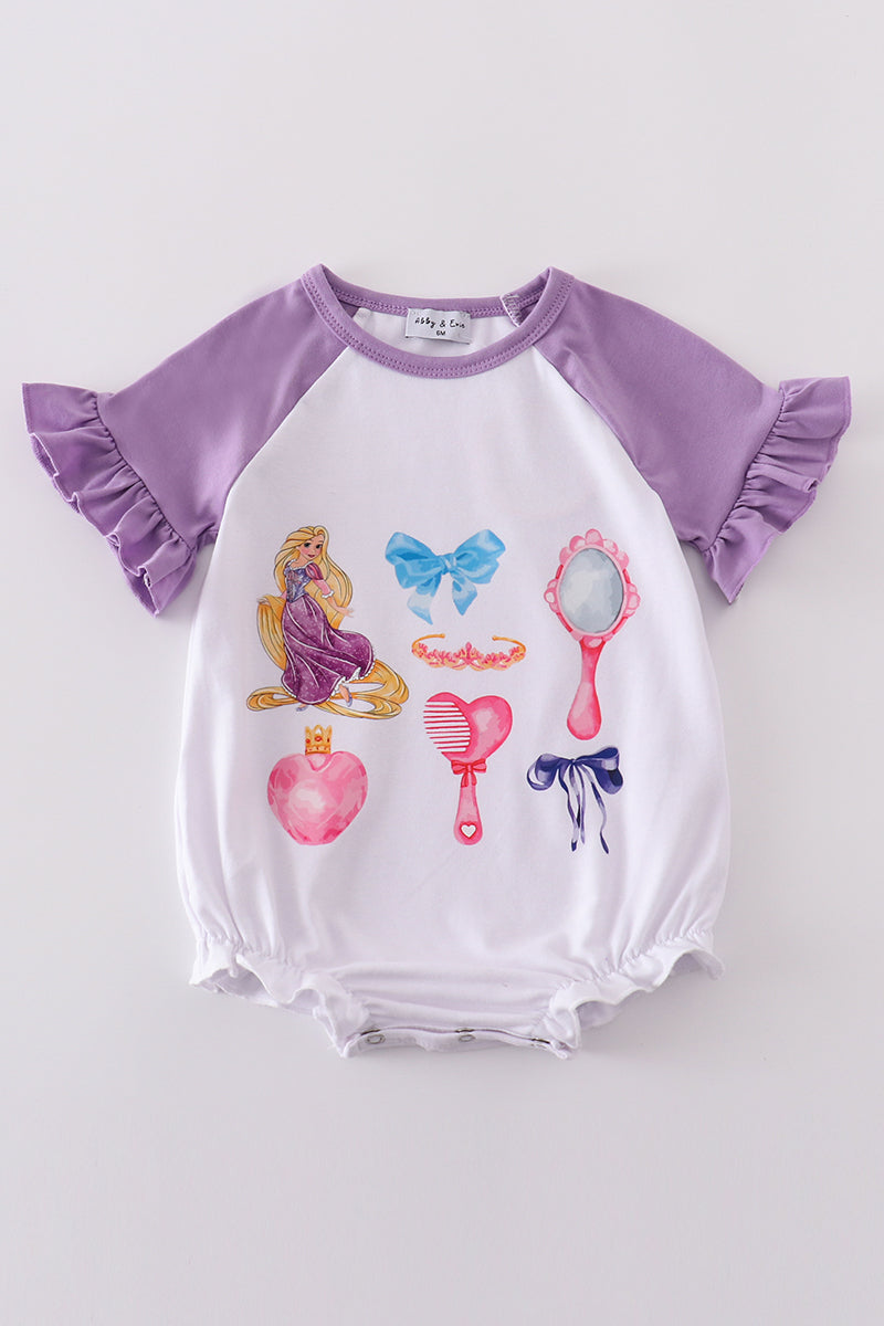 Purple princess girl bubble - Ella Jane Lifestyle Boutique