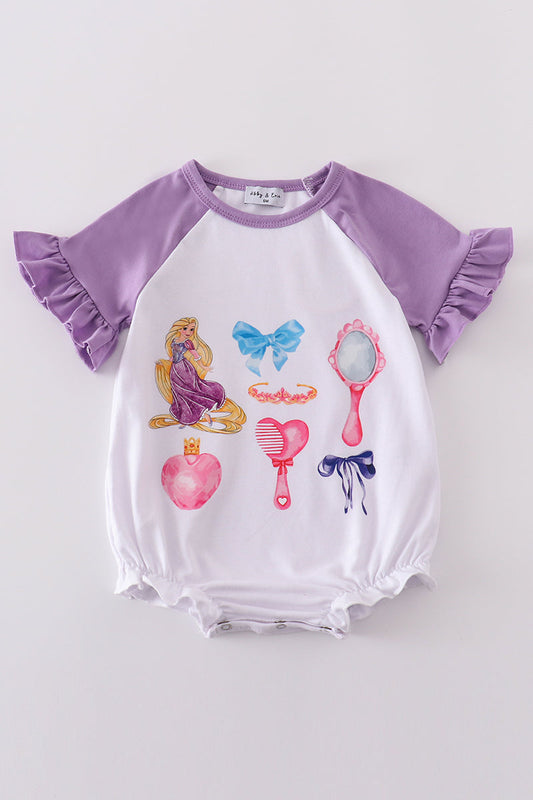 Purple princess girl bubble - Ella Jane Lifestyle Boutique