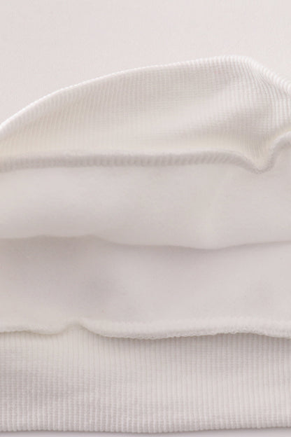 White MAMA&MINI applique fleece mom&me sweatshirt - Ella Jane Lifestyle Boutique