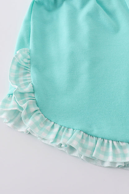 Ocean bloom print ruffle set - Ella Jane Lifestyle Boutique