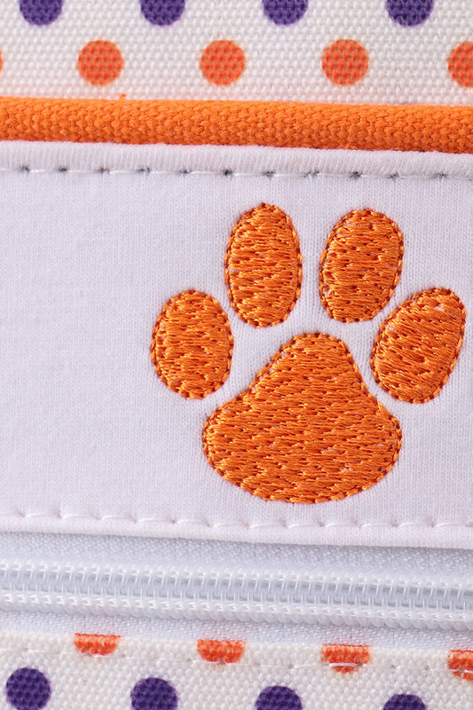 Mochila escolar con bordados de la Universidad de Clemson