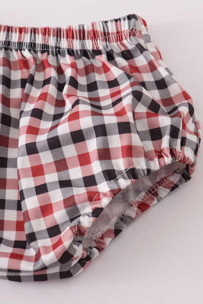 Conjunto de pantalones bombachos con bordado "Go Dawgs" de Georgia en blanco