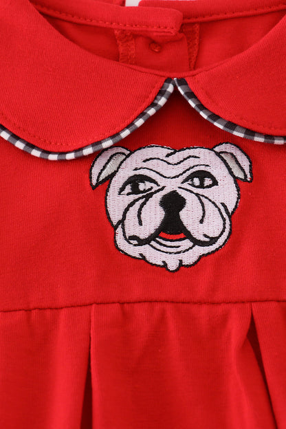 Georgia bulldog embroidery bubble
