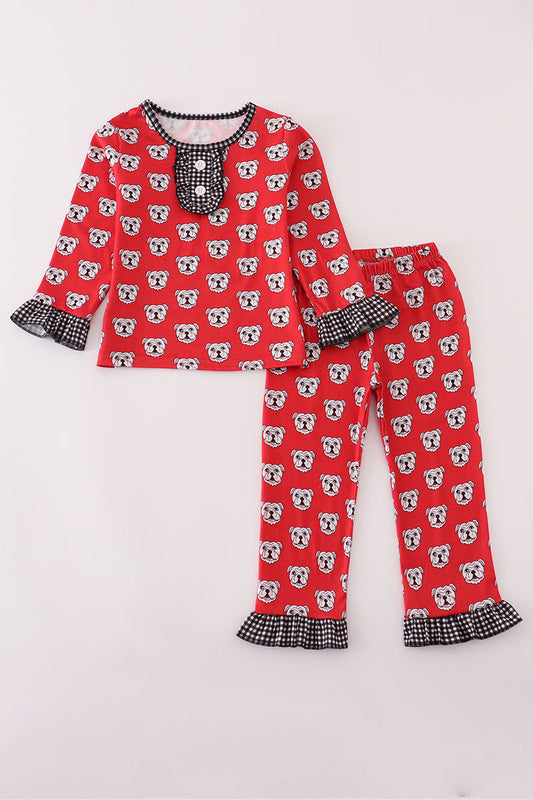 Georgia bulldog print pajamas pants set
