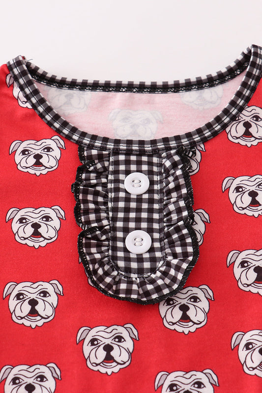 Georgia bulldog print pajamas pants set
