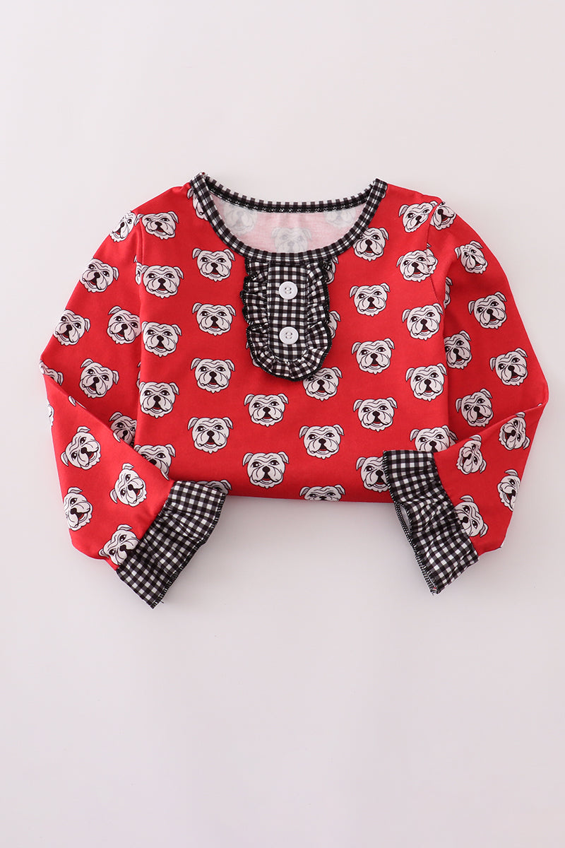 Georgia bulldog print pajamas pants set