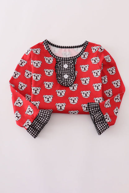 Georgia bulldog print pajamas pants set