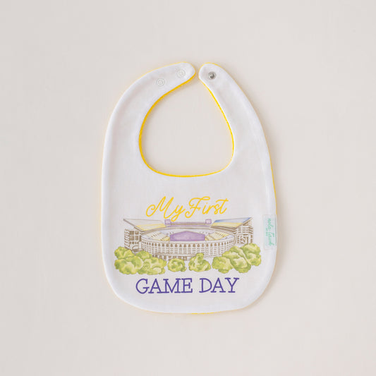 My First Game Day - LSU Organic Cotton Baby Bib