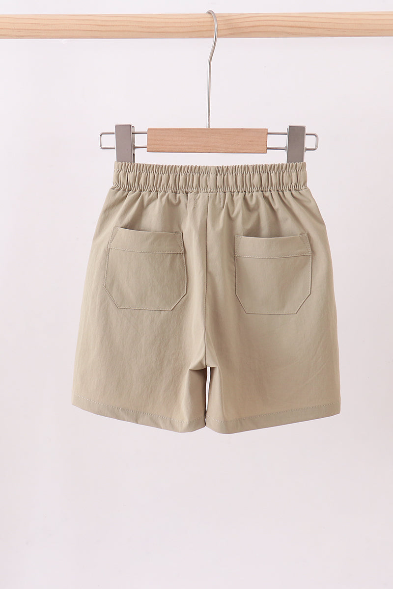 Pantalones cortos deportivos con bolsillo de avena