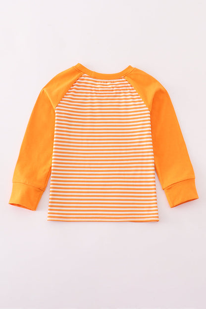Top de rayas con apliques naranja Tennessee Go Vols