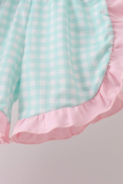 Pink Strawberry Appliqué Knit Girls Set