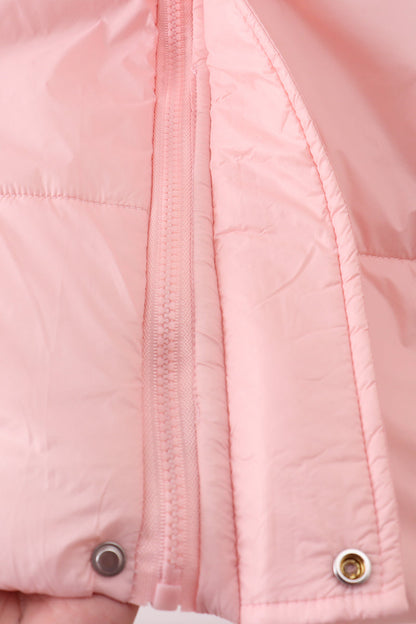 Chaleco acolchado rosa para mamá y yo