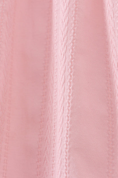 Pink princess smocked ruffle girl’s dress