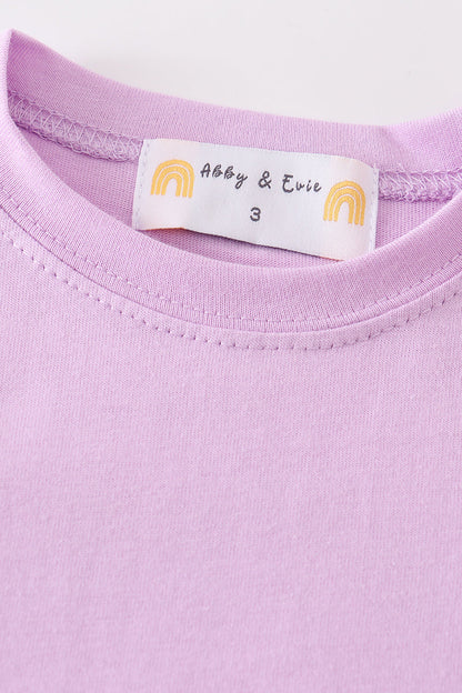 Camiseta básica premium lila