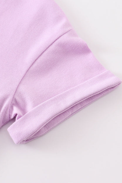 Camiseta básica premium lila