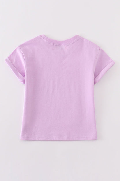 Camiseta básica premium lila