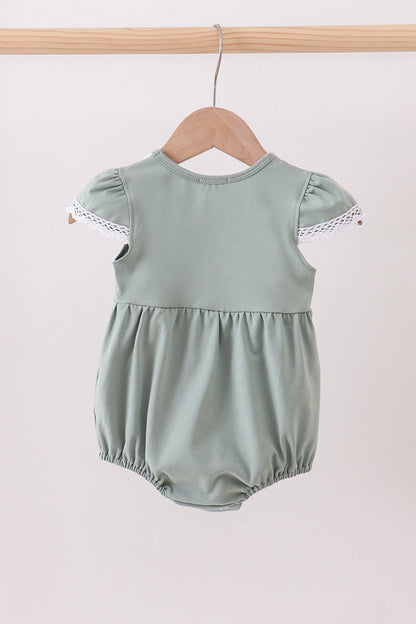 Sage bunny embroidery bubble