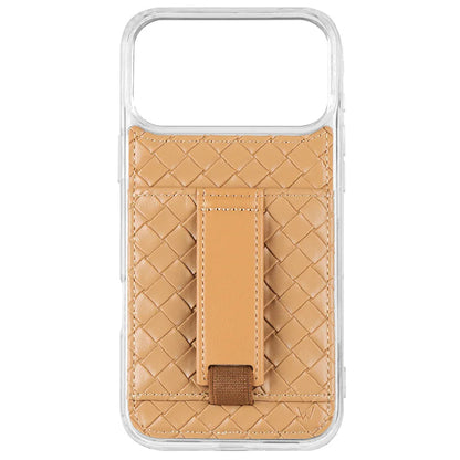 Funda para teléfono tipo billetera con tejido de arenisca