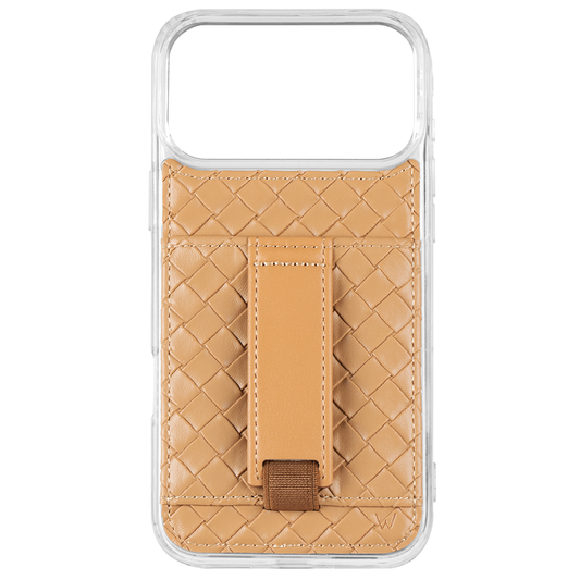 Sandstone Weave Wallet Phone Case