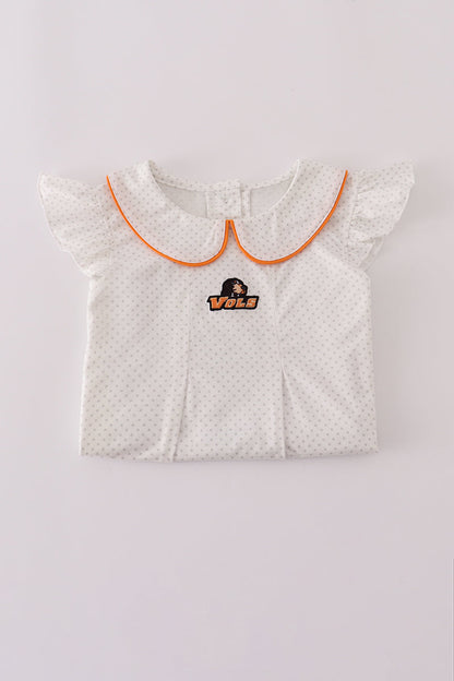 Conjunto de pantalón con volantes y apliques de Tennessee