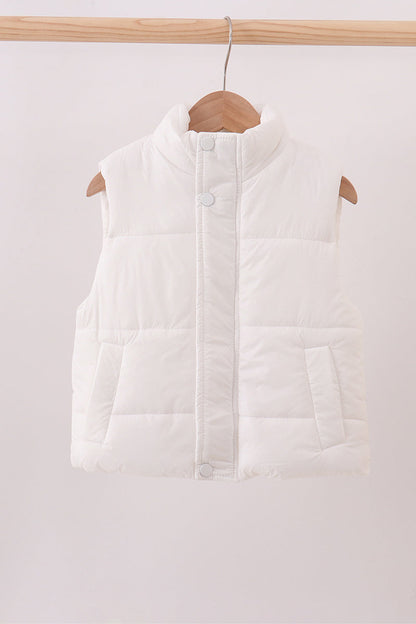 Chaleco acolchado blanco mom&me